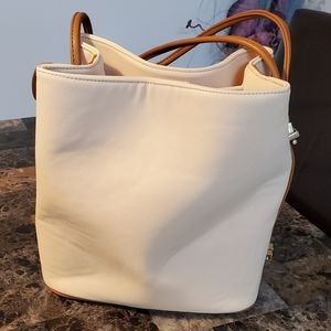 Samoe double strap adjustable bucket purse